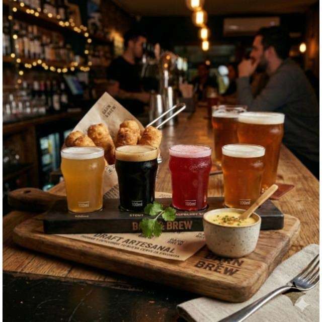 Taster Draft Artesanal en CervecerÃ­a Lima