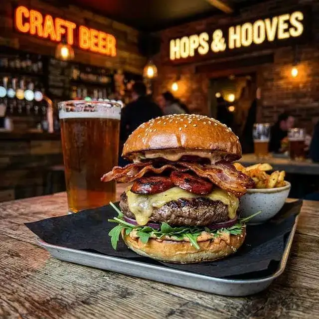 Hamburguesa La Vikinga en Bar de Miraflores